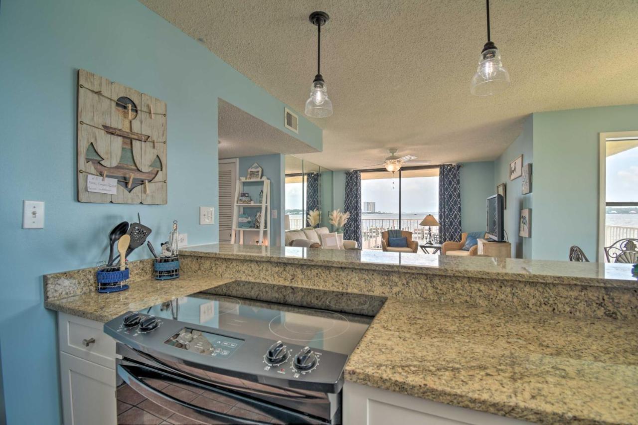 Waterfront Gulf Shores Condo With Patio, Pier And Pool Exterior photo